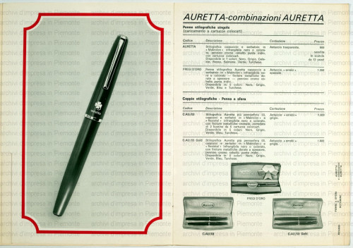 Auretta seconda serie - catalogo 1971