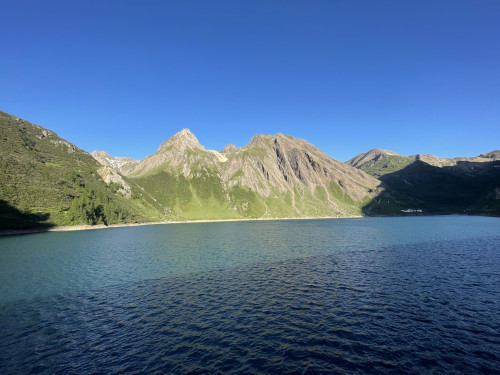 Il Lago di Morasco visto dal muraglione della diga