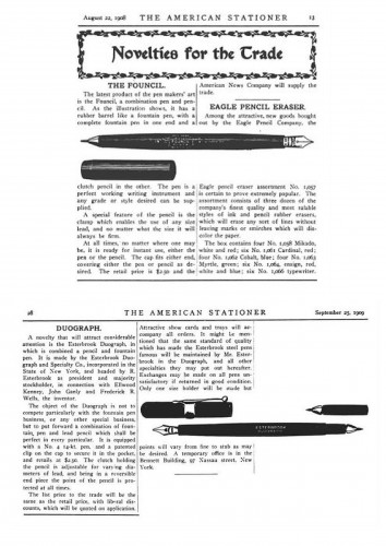 16. EAGLE Founcil 1908 - ESTERBROOK Duograph 1909.jpg