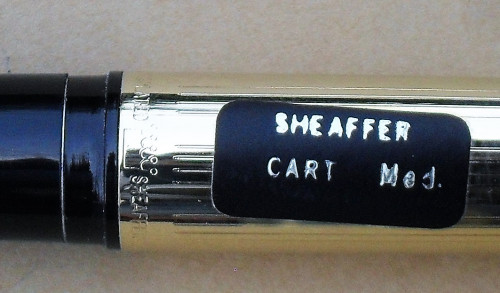 Sheaffer Cart - sticker.JPG